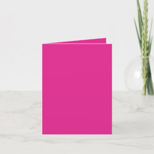 BUDGET CERISE PINK Moderne Hochzeit im Kernstil Dankeskarte