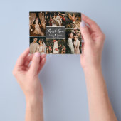 Budget Chalkboard Collage Wedding Vielen Dank Flyer (Gruppe)