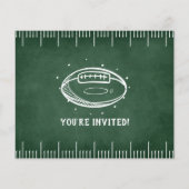 Budget Chalkboard Fußball Foto 1. Geburtstag (Rückseite)