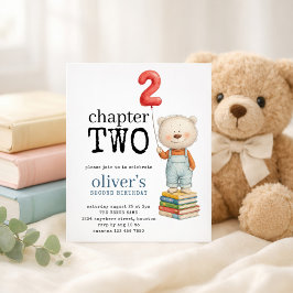 Budget Chapter Two Bear Book Boy 2nd Birthday