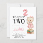 Budget Chapter Two Bear Book Girl 2nd Birthday (Vorderseite)