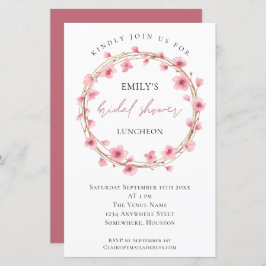 Budget Cherry Blossom Brautparty 5,5 x 8,5 Zoll