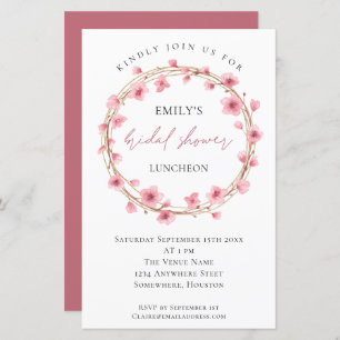 Budget Cherry Blossom Brautparty 5,5 x 8,5 Zoll