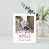 Budget Chic 1. Geburtstag Kinder Party Danke Karte (Stehend Vorderseite)