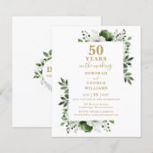 Budget Chic 50. Hochzeitstag Blumenladen (Vorne/Hinten)