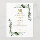 Budget Chic 50. Hochzeitstag Blumenladen (Vorderseite)