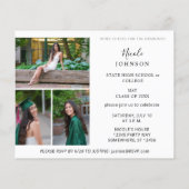Budget Chic 5 Multi Foto Abschlussfeier Flyer (Hinten)