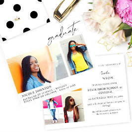 Budget Chic 5 Multi Foto Graduate Ankündigung