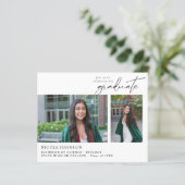 Budget Chic 5 Multi-Foto Graduation Party (Stehend Vorderseite)