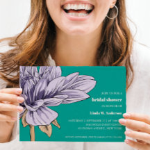 BUDGET Chic Blooming Lilac Blume Brautparty