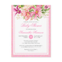 Budget Chic Blume Bouquet Pink Niedlich Baby Dusch