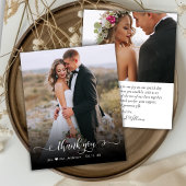 Budget Chic Calligraphy 2 Foto Wedding Vielen Dank