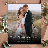 Budget Chic Calligraphy 2 Foto Wedding Vielen Dank