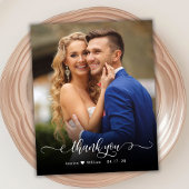 Budget Chic Calligraphy 2 Foto Wedding Vielen Dank