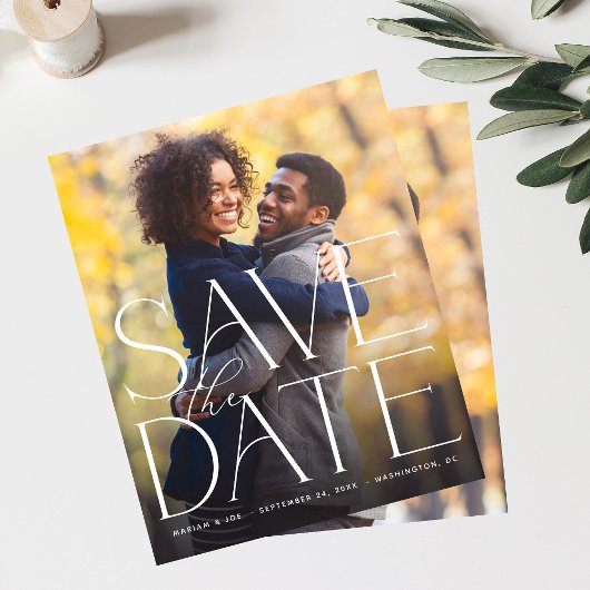 Budget Chic Foto Grand Save the Date