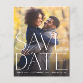Budget Chic Foto Grand Save the Date (Vorderseite)