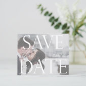 Budget Chic Foto LG Save the Date (Stehend Vorderseite)