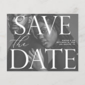 Budget Chic Foto LG Save the Date B&W (Vorderseite)