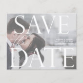 Budget Chic Foto LG Save the Date Flyer (Vorne)