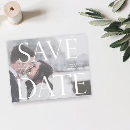 Budget Chic Foto LG Save the Date Flyer