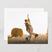 Budget Chic Foto Strip Save the Date 2 (Vorne/Hinten)