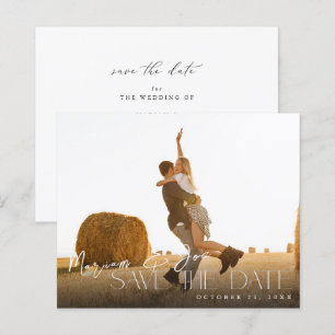 Budget Chic Foto Strip Save the Date 2