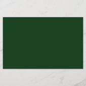 BUDGET Chic Gold Tree Arch 3 Foto Weihnachtskarte (Rückseite)