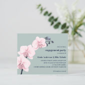 BUDGET Chic Orchid Branch Pink Marine Weise Hochze (Stehend Vorderseite)