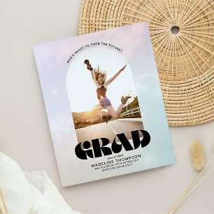 BUDGET Chic Retro Rock Arch Foto Grad Abschluss