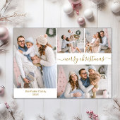 Budget Chic Script 5 Foto Collage Weihnachtskarten