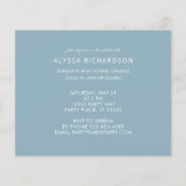 Budget Chic Script H Foto Graduation Party Flyer (Hinten)