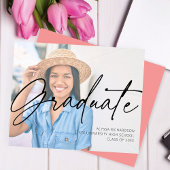 Budget Chic Script H Foto Graduation Party Pink