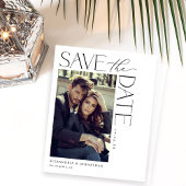 Budget Chic Stilvolles Mod-Foto Save the Date 2