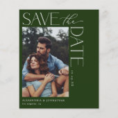 Budget Chic Stilvolles Mod-Foto Save the Date 2 GD Flyer (Vorne)