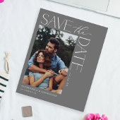 Budget Chic Stilvolles Mod-Foto Save the Date 2 Gr Flyer