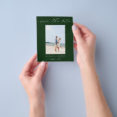 Budget Chic Stilvolles Mod-Foto Save the Date 3 GR Flyer (Gruppe)