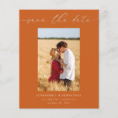 Budget Chic Stilvolles Mod-Foto Save the Date 3 Or (Vorderseite)