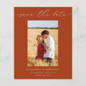 Budget Chic Stilvolles Mod-Foto Save the Date 3 Ru (Vorderseite)