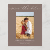 Budget Chic Stilvolles Mod-Foto Save the Date 3 Ta (Vorderseite)