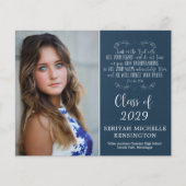 Budget Christlich Bible Verse Abschluss Foto (Vorderseite)