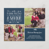 Budget Christliche Weihnachtscollage Luke 2 Foto (Vorderseite)