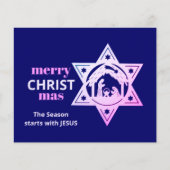 Budget Christliche Weihnachtskarte (Vorderseite)