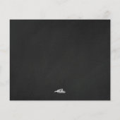 Budget Christliche Weihnachtsverse Chalkboard Foto (Rückseite)