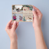 Budget Christmas Deer Winter Mutli Foto Flyer (Gruppe)