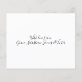 BUDGET Christmas Feliz Navidad Typografy Foto (Rückseite)