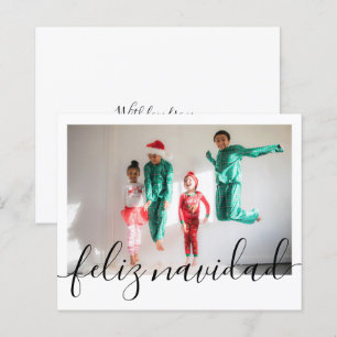 BUDGET Christmas Feliz Navidad Typografy Foto