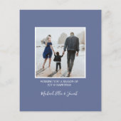 Budget Christmas Joy Seashell Holiday Foto (Rückseite)