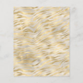 Budget Christmas Tree Menu Card Paper Sheet (Rückseite)