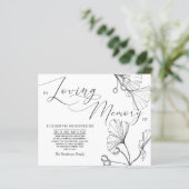 Budget Classic Beileid Memory /Vielen Dank. (Stehend Vorderseite)