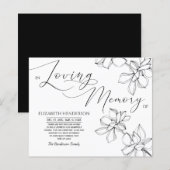 Budget Classic Beileid Memory /Vielen Dank. (Vorne/Hinten)